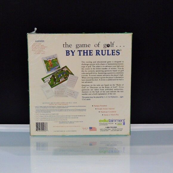 Game of Golf by the Rules Vintage 1993 Board Game - Picture 2 of 5